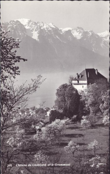 Montreux, Château du Châtelard et le Grammont Vorderseite