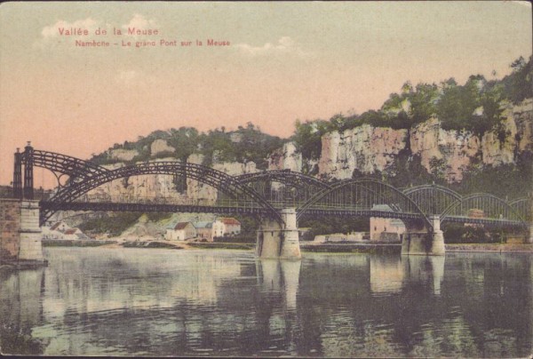 Namèche, le grand pont sur la meuse