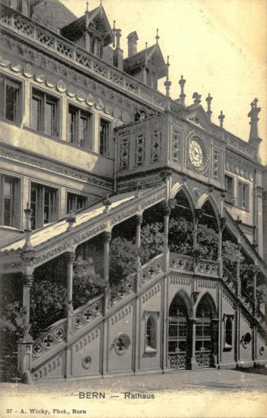 Bern - Rathaus  Vorderseite