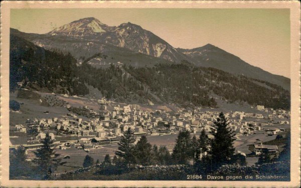 Davos gegen die Schiahörner Vorderseite