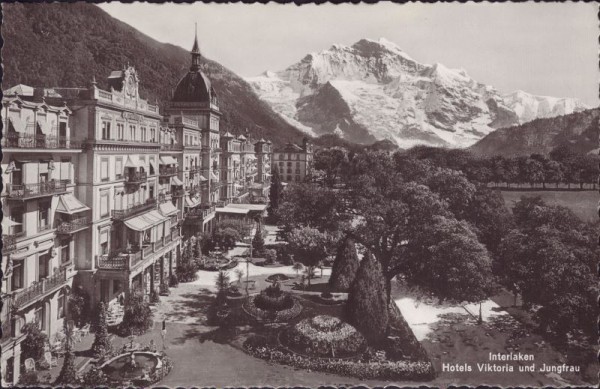 Interlalen, Hotels Viktoria und Jungfrau