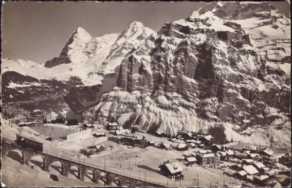 Mürren 1650m Eiger und Mönch - Allmendhubel-Bahn