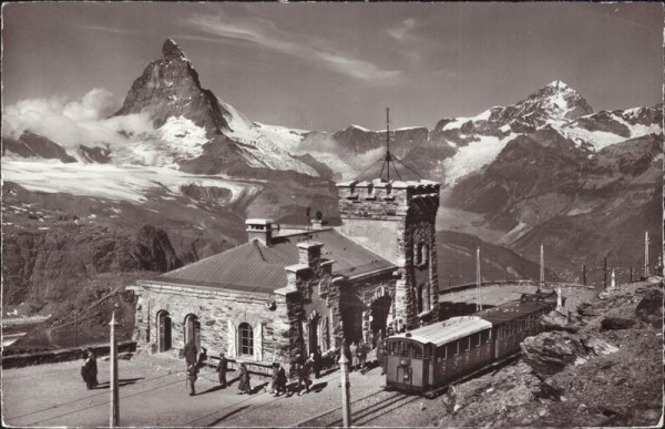Zermatt, Station Gornergrat Vorderseite