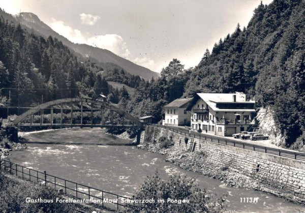 Gasthaus Forellenstation, Maut Schwarzach im Pongau Vorderseite