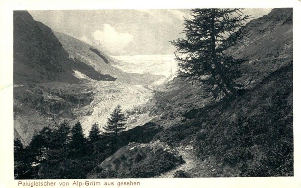 Palügletscher von Alp Grüm aus gesehen Vorderseite