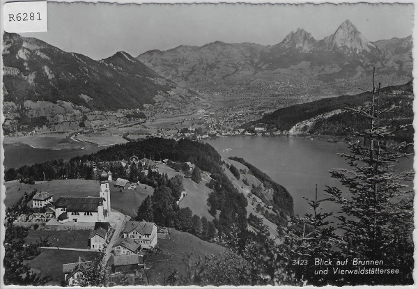 Seelisberg - Blick auf Brunnen und Vierwaldstättersee