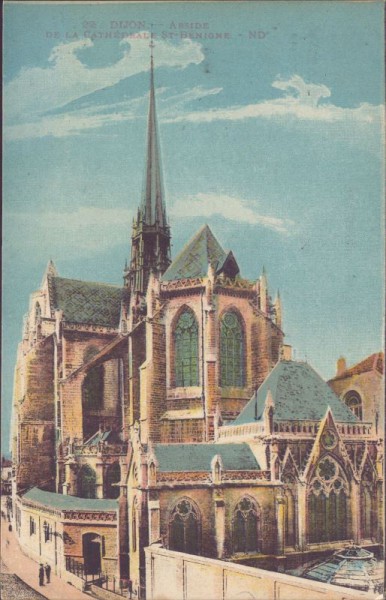 Dijon - Abside de la Cathedrale St-Bénigne