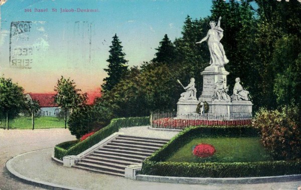 Basel, St. Jakob-Denkmal Vorderseite