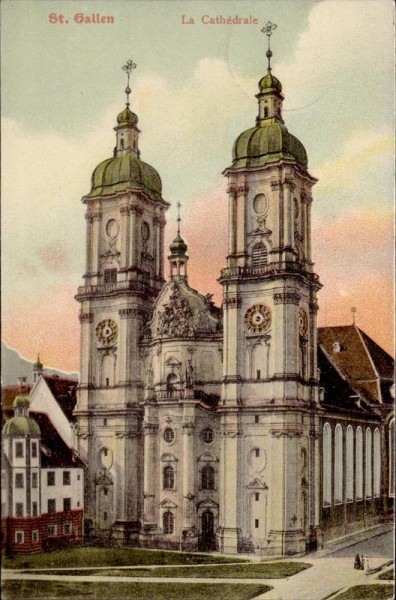 St. Gallen, La Cathédrale Vorderseite
