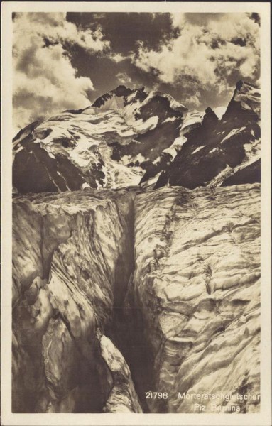 Morteratschgletscher - Piz Bernina Vorderseite