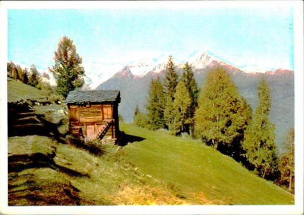Walliser Berglandschaft Vorderseite