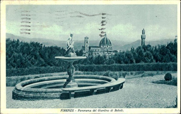 Firenze - Panorama del Glardino di Bobolt Vorderseite