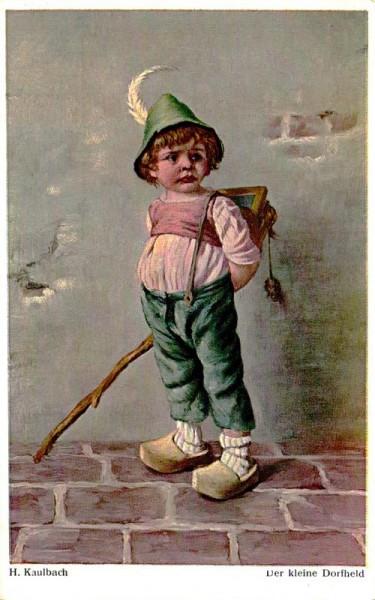 H.Kaulbach, Der kleine Dorfherld Vorderseite