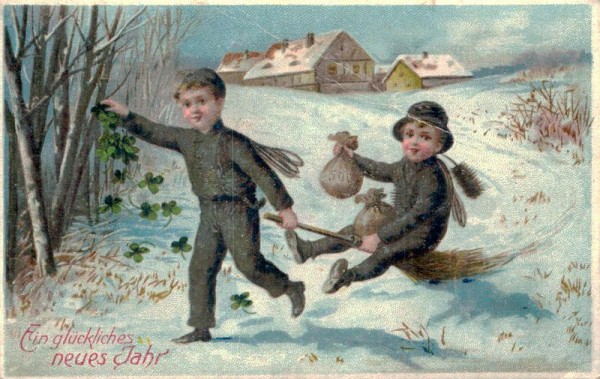 Ein glückliches neues Jahr Vorderseite