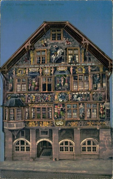 Schaffhausen - Haus zum Ritter Vorderseite