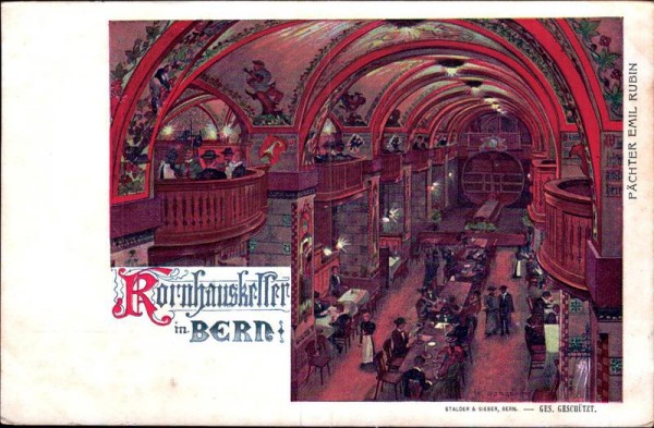 Bern, Kornhauskeller Vorderseite