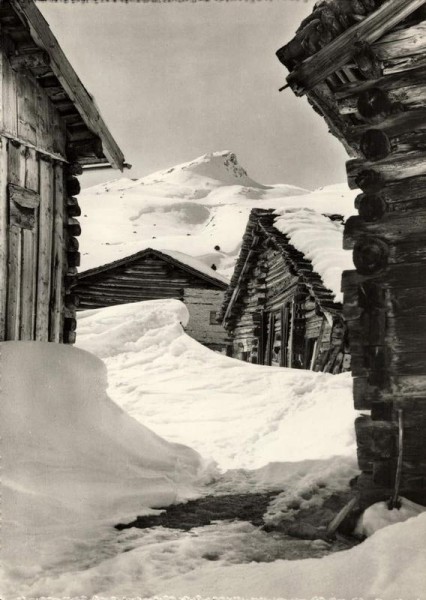 Radons, Val Nandro. Aufstieg z. Piz Mez Vorderseite