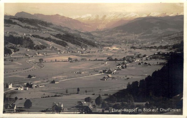 Ebnat - Kappel - Blick auf Churfürstendamm Vorderseite