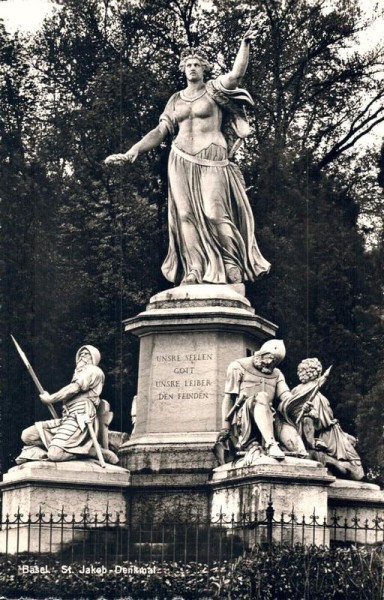 Basel. St. Jakobs-Denkmal Vorderseite