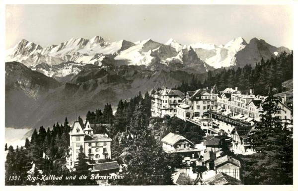 Rigi-Kaltbad und die Berneralpen Vorderseite