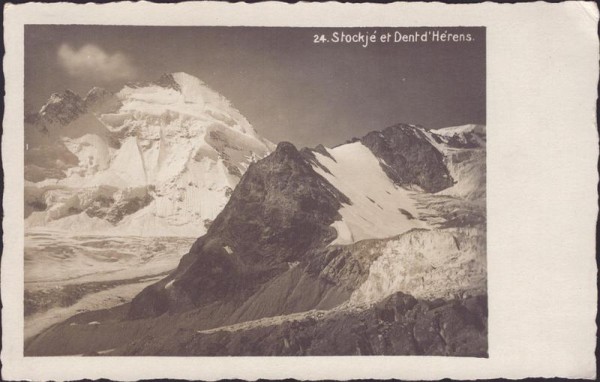 Stockjé et Dent d'Hérens Vorderseite