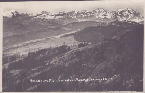 Ausblick vom St. Anton Vorderseite