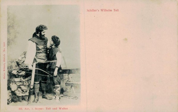 Schiller's Wilhelm Tell, Gebr. Künzli Vorderseite