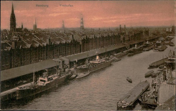 Hamburg - Freihafen Vorderseite