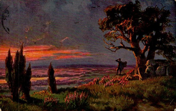 Landschaft im Sonnenlicht Vorderseite