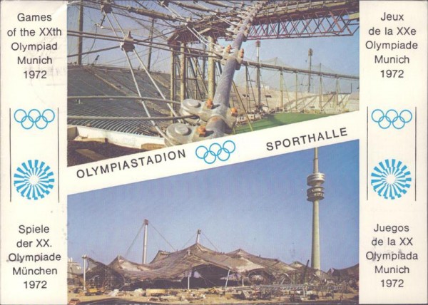 München 1972, Olympiastadion Vorderseite