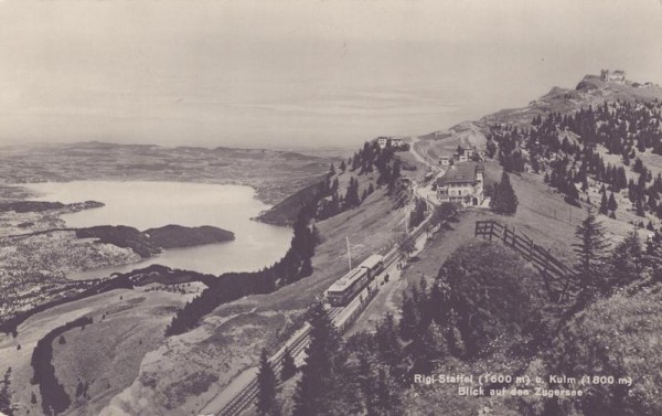 Rigi- Staffel, mit Blick auf den Zugersee Vorderseite