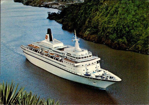 Panama-Kanal, Royal Viking Star Vorderseite