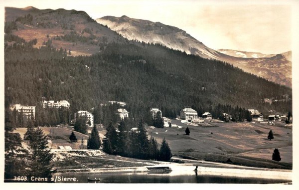 Crans, Sierre Vorderseite