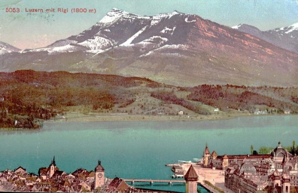 Luzern mit Rigi Vorderseite