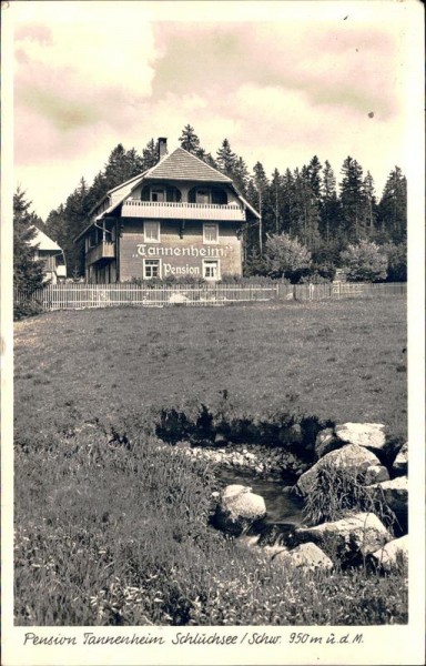 Schluchsee, Pension Tannenheim Vorderseite