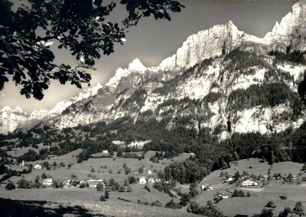 Walenstadtberg (SG), mit Leistkamm und Churfirsten Vorderseite