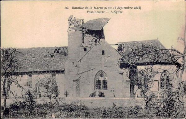 Église Saint-Pierre de Vassincourt Vorderseite
