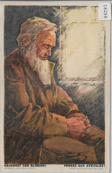 1923 - Blinder Greis No. 37* - Bundesfeier-Karte - Fete Nationale