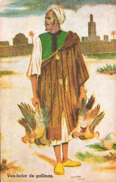 Vendedor de gallinas (Hühnerverkäufer)