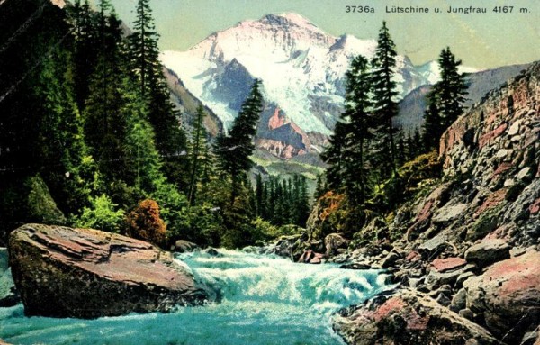 Lütschine und Jungfrau Vorderseite