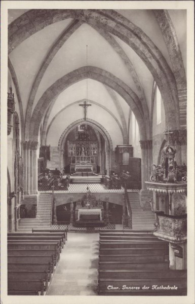 Chur, Inneres der Kathedrale