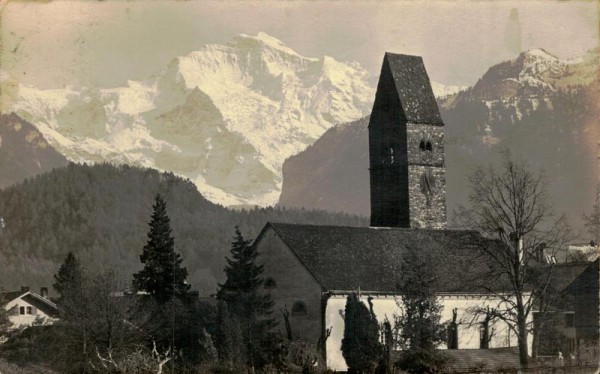 Kirche Unterseen Vorderseite
