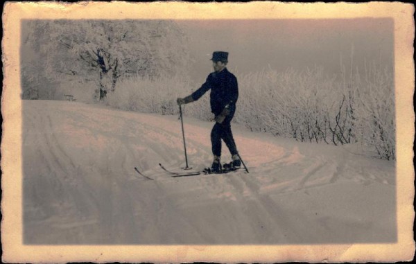Skifahrer Vorderseite