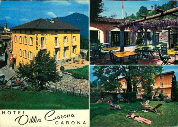 Hotel Carona Vorderseite