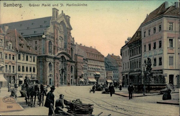 Bamberg, Grüner Markt Vorderseite