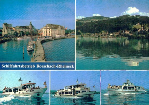 Schiffahrtsbetrieb Rorschach - Rheineck Vorderseite