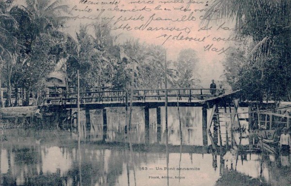 Un Pont annamite, Eine Annamiten-Brücke Vorderseite