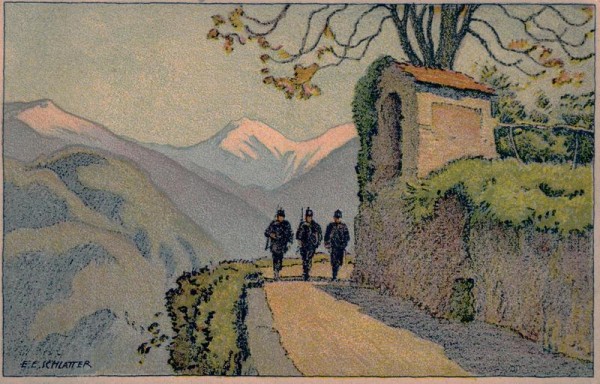 Patrouille im tessin Vorderseite