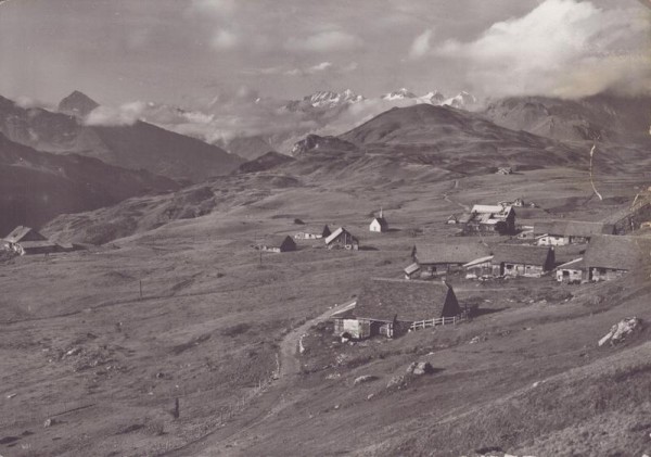 Tannalp mit Erzegg u. Berneralpen Vorderseite