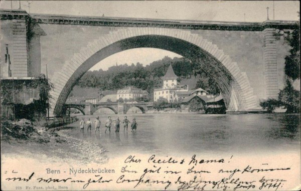 Bern - Nydeckbrücken Vorderseite